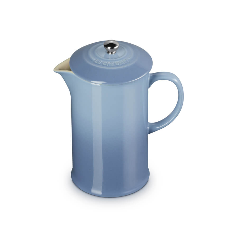 Le Creuset Chambray Stoneware Cafetiere with Metal Press 1L